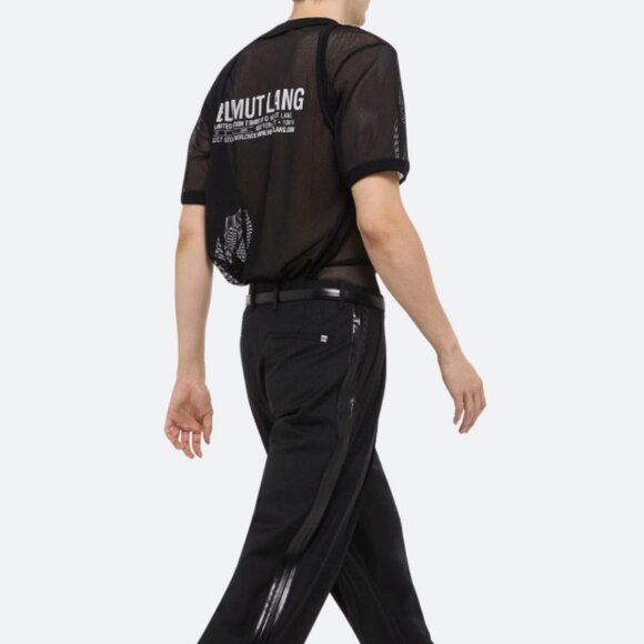 BNWT SS25 HELMUT LANG LOGO MESH T TSHIRT S - Picture 13 of 13